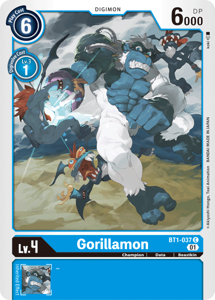 Gorillamon [BT1-037] (Alternative Art) [Starter Deck: Ulforce Veedramon] | Arkham Games and Comics