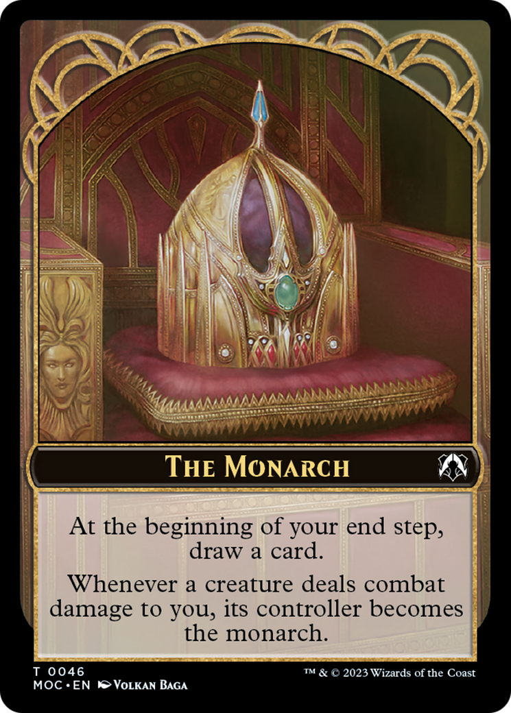 The Monarch // Shapeshifter Double-Sided Token [March of the Machine Commander Tokens] | Arkham Games and Comics