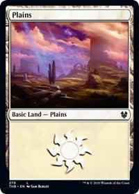 Plains (279) [Theros Beyond Death] | Arkham Games and Comics