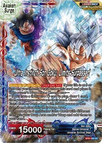 Son Goku // Ultra Instinct Son Goku, Limits Surpassed [BT9-100] | Arkham Games and Comics