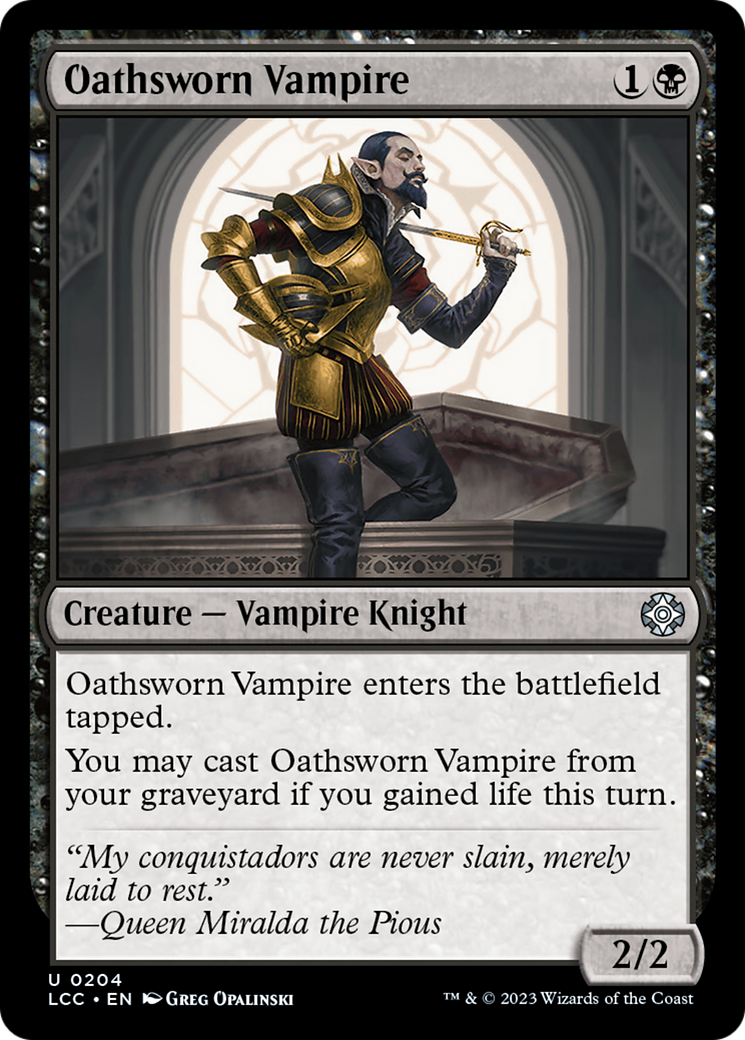 Oathsworn Vampire [The Lost Caverns of Ixalan Commander] | Arkham Games and Comics