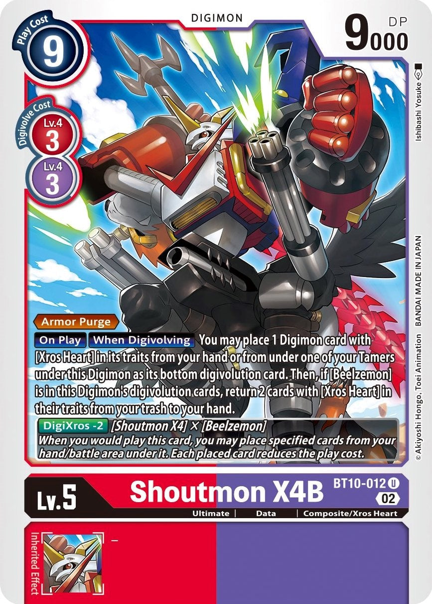 Shoutmon X4B [BT10-012] [Xros Encounter] | Arkham Games and Comics