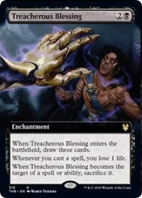 Treacherous Blessing (Extended Art) [Theros Beyond Death] | Arkham Games and Comics