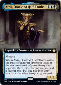 Atris, Oracle of Half-Truths (Extended Art) [Theros Beyond Death] | Arkham Games and Comics