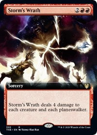 Storm's Wrath (Extended Art) [Theros Beyond Death] | Arkham Games and Comics