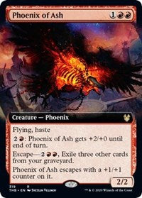 Phoenix of Ash (Extended Art) [Theros Beyond Death] | Arkham Games and Comics