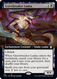 Gravebreaker Lamia (Extended Art) [Theros Beyond Death] | Arkham Games and Comics