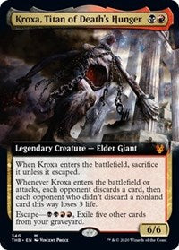 Kroxa, Titan of Death's Hunger (Extended Art) [Theros Beyond Death] | Arkham Games and Comics