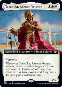 Taranika, Akroan Veteran (Extended Art) [Theros Beyond Death] | Arkham Games and Comics