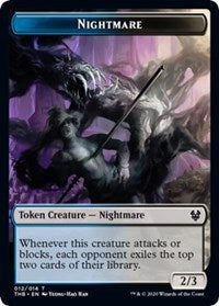 Nightmare Token [Theros Beyond Death] | Arkham Games and Comics