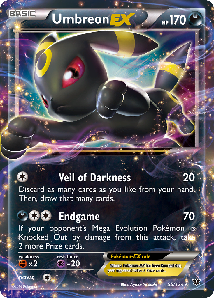 Umbreon EX (55/124) [XY: Fates Collide] | Arkham Games and Comics