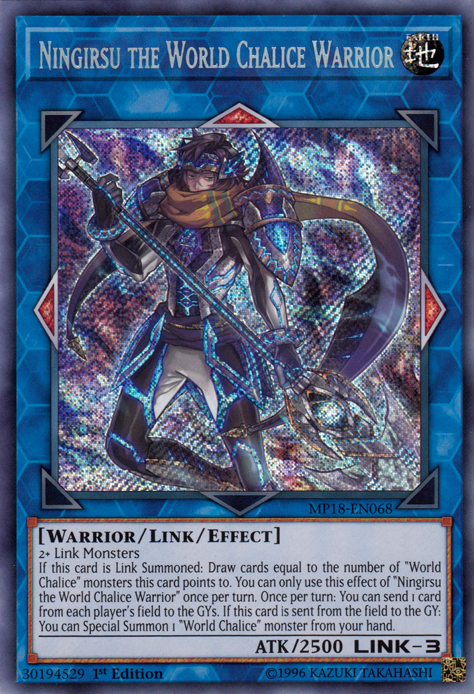 Ningirsu the World Chalice Warrior [MP18-EN068] Secret Rare | Arkham Games and Comics