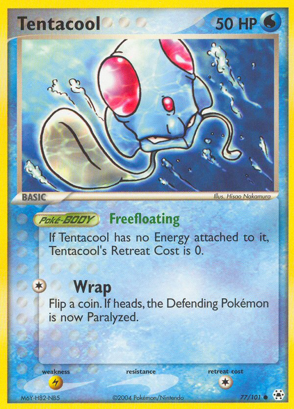 Tentacool (77/101) [EX: Hidden Legends] | Arkham Games and Comics