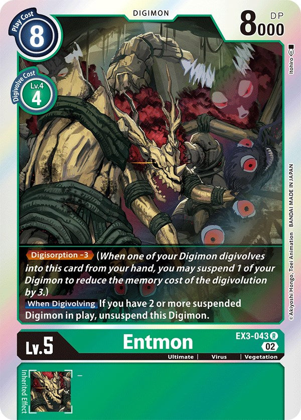 Entmon [EX3-043] [Draconic Roar] | Arkham Games and Comics