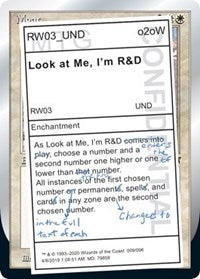 Look at Me, I'm R&D [Unsanctioned] | Arkham Games and Comics