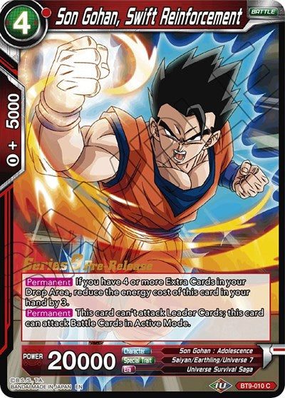 Son Gohan, Swift Reinforcement (Universal Onslaught) [BT9-010] | Arkham Games and Comics