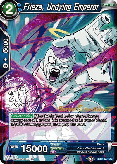 Frieza, Undying Emperor (Universal Onslaught) [BT9-027] | Arkham Games and Comics