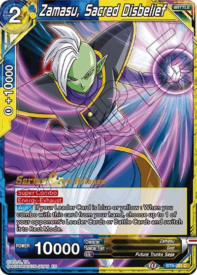 Zamasu, Sacred Disbelief (Universal Onslaught) [BT9-091] | Arkham Games and Comics