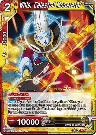 Whis, Celestial Moderator (Universal Onslaught) [BT9-096] | Arkham Games and Comics