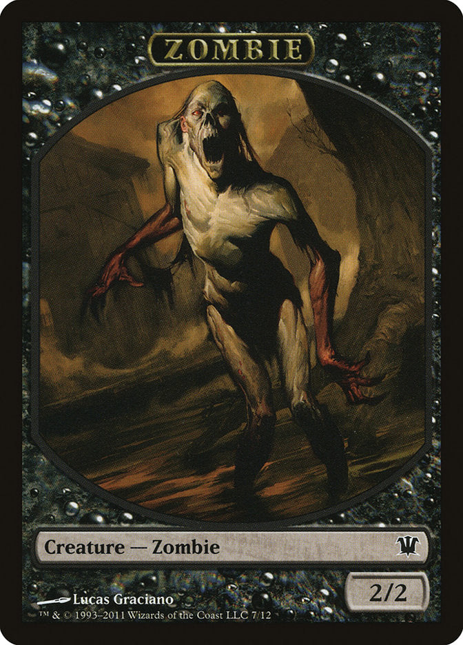 Zombie (7/12) [Innistrad Tokens] | Arkham Games and Comics