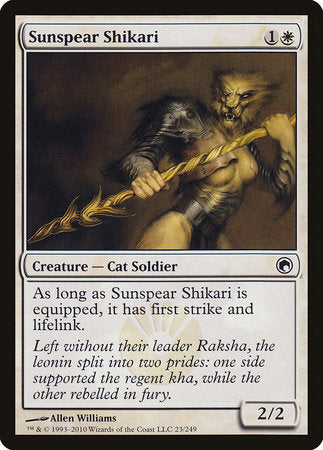 Sunspear Shikari [Scars of Mirrodin] | Arkham Games and Comics