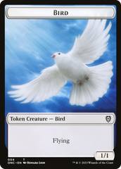 Bird // Cat Double-Sided Token [Phyrexia: All Will Be One Commander Tokens] | Arkham Games and Comics