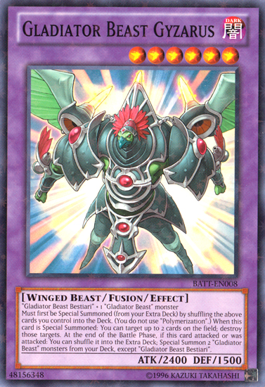 Gladiator Beast Gyzarus [BATT-EN008] Starfoil Rare | Arkham Games and Comics