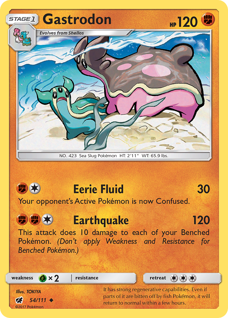 Gastrodon (54/111) [Sun & Moon: Crimson Invasion] | Arkham Games and Comics