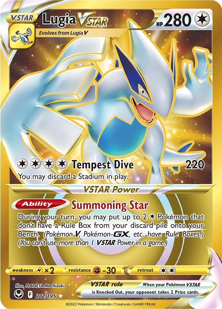 Lugia VSTAR (211/195) [Sword & Shield: Silver Tempest] | Arkham Games and Comics