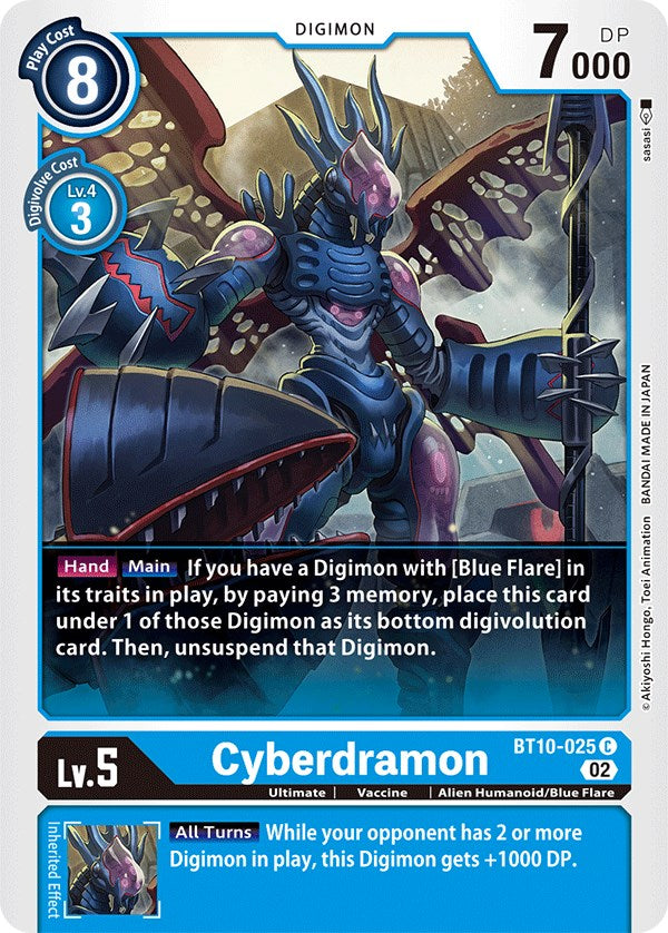 Cyberdramon [BT10-025] [Xros Encounter] | Arkham Games and Comics