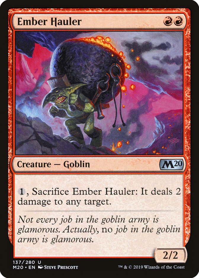 Ember Hauler [Core Set 2020] | Arkham Games and Comics