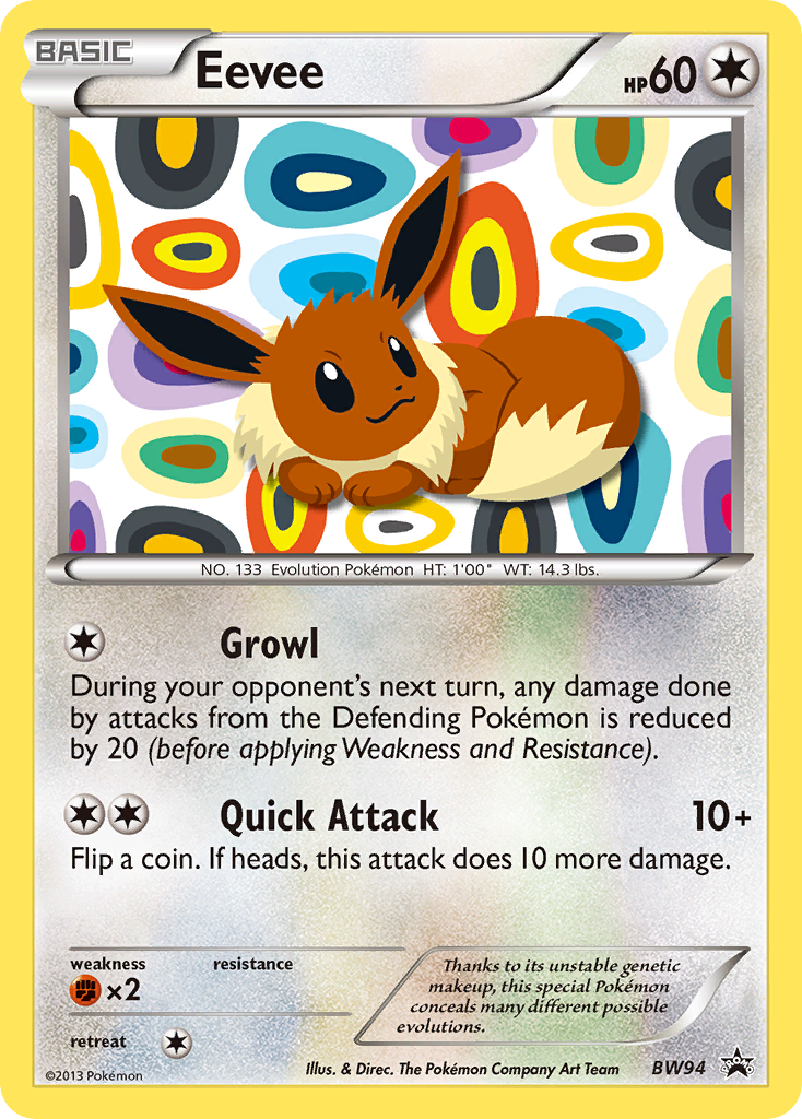 Eevee (BW94) [Black & White: Black Star Promos] | Arkham Games and Comics