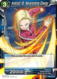 Android 18, Neverending Energy [DB2-037] | Arkham Games and Comics