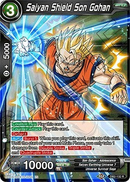 Saiyan Shield Son Gohan [DB2-132] | Arkham Games and Comics