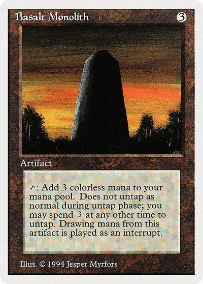 Basalt Monolith [Summer Magic / Edgar] | Arkham Games and Comics