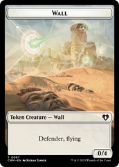 Wall // Kor Ally Double-Sided Token [Commander Masters Tokens] | Arkham Games and Comics