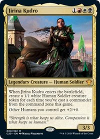 Jirina Kudro (Commander 2020) [Oversize Cards] | Arkham Games and Comics