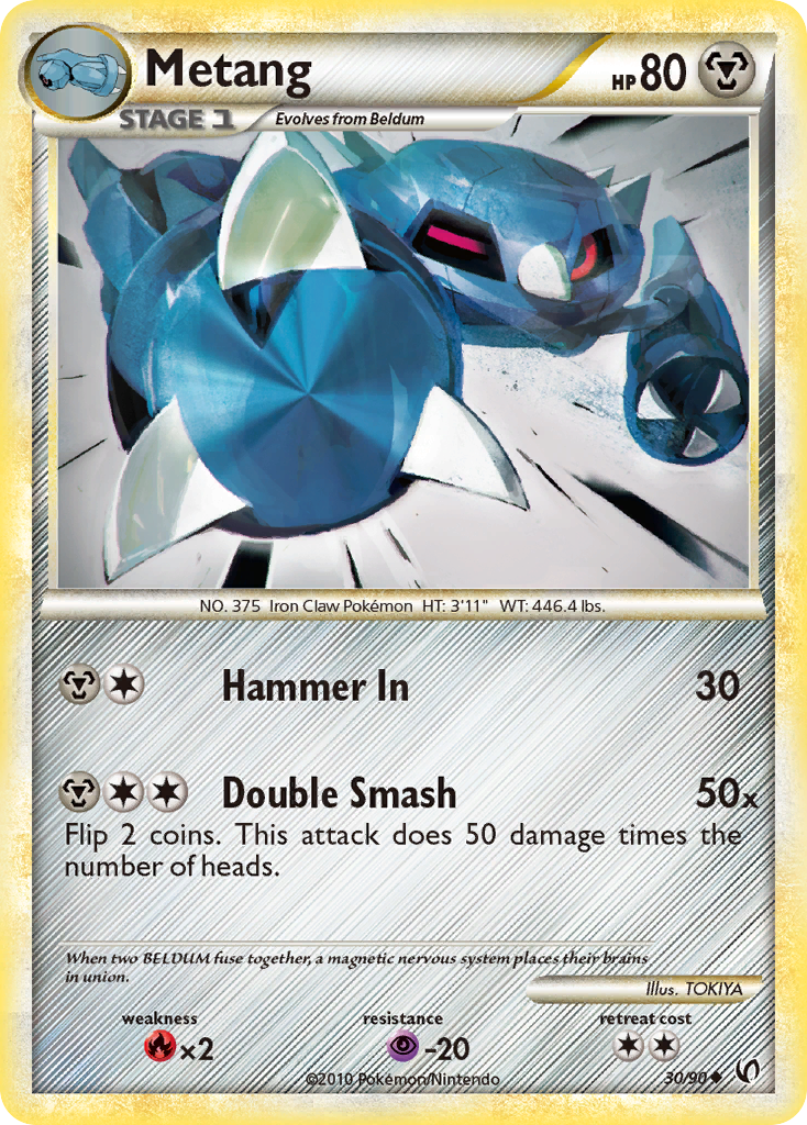 Metang (30/90) [HeartGold & SoulSilver: Undaunted] | Arkham Games and Comics