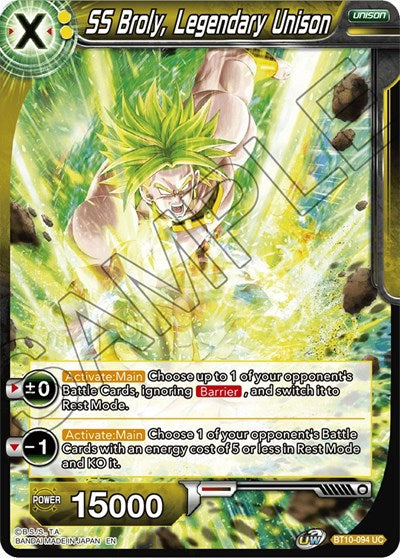 SS Broly, Legendary Unison [BT10-094] | Arkham Games and Comics