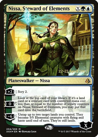 Nissa, Steward of Elements [Amonkhet Promos] | Arkham Games and Comics