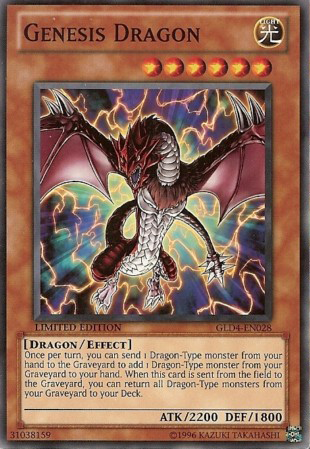 Genesis Dragon [GLD4-EN028] Common | Arkham Games and Comics