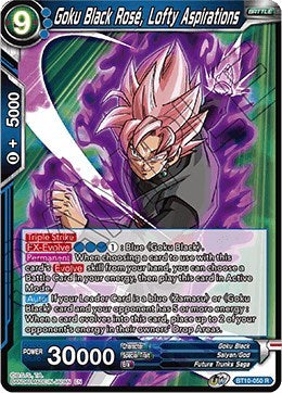 Goku Black Rose, Lofty Aspirations [BT10-050] | Arkham Games and Comics