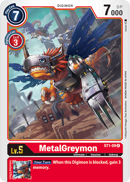 MetalGreymon [ST1-09] [Starter Deck: Gaia Red] | Arkham Games and Comics