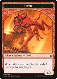 Devil // Satyr Double-sided Token (Challenger 2020) [Unique and Miscellaneous Promos] | Arkham Games and Comics