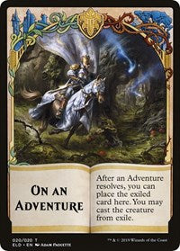 On An Adventure Double-sided Emblem (Challenger 2020) [Unique and Miscellaneous Promos] | Arkham Games and Comics