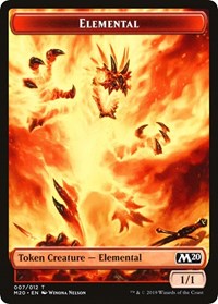 Elemental // Satyr Double-sided Token (Challenger 2020) [Unique and Miscellaneous Promos] | Arkham Games and Comics