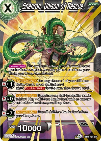 Shenron, Unison of Rescue [BT10-125] | Arkham Games and Comics