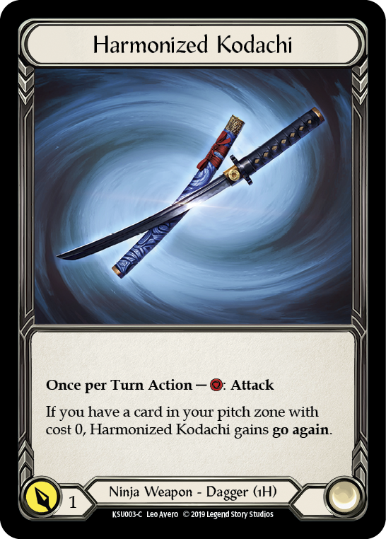 Harmonized Kodachi [KSU003-C] (Katsu Hero Deck)  1st Edition Normal | Arkham Games and Comics