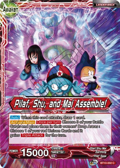 Pilaf // Pilaf, Shu, and Mai Assemble! [BT10-002] | Arkham Games and Comics