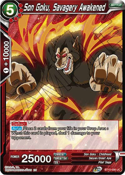 Son Goku, Savagery Awakened [BT10-006] | Arkham Games and Comics